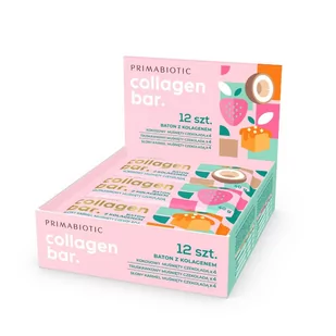 Collagen Bar, batony z kolagenem, 12 szt. - różne smaki - Stawy, mięśnie, kości - miniaturka - grafika 1