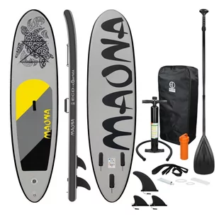 Deska surfingowa Stand Up Paddle Board Maona Szary 308x76x10cm - Deski SUP i akcesoria - miniaturka - grafika 1