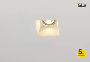 SLV SPOTLINE PLASTRA downlight GU10 kwadratowy biały gips 148071 - Lampy pozostałe - miniaturka - grafika 1