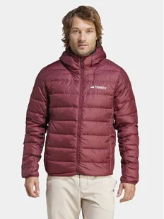 adidas Kurtka puchowa Terrex Multi Light Down IP6040 Czerwony Slim Fit - Odzież trekkingowa męska - miniaturka - grafika 1