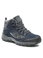 Buty zimowe męskie - Regatta Trekkingi Clydebank RMF485 Granatowy - miniaturka - grafika 1