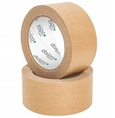 Taśmy klejące - Taśma KRAFT Eurotape 48x50m /HM/ Papierowa Brązowa Samoprzylepna (op-36) - miniaturka - grafika 1