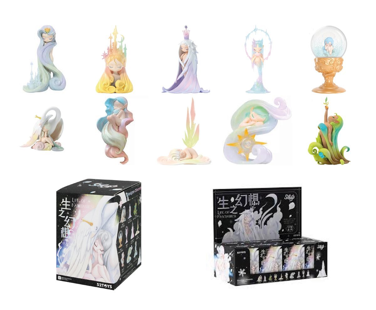 Kolekcyjna figurka-niespodzianka z akcesoriami 52Toys Sleep Dreamland Elves - Life of Fantasies