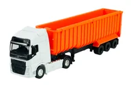 Samochody i pojazdy dla dzieci - WELLY VOLVO FH BIAŁY + WYWROTKA 1:64 68056 - miniaturka - grafika 1