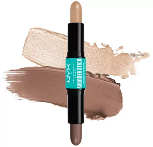 NYX Professional Makeup - WONDER STICK - DualEnded Face Shaping Stick - Sztyft do konturowania twarzy - 2x4 g - 01 FAIR - Bronzery i konturowanie twarzy - miniaturka - grafika 1
