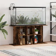 Szafki do salonu - Szafka pod akwarium, przydymiony dąb, 120x40x60 cm Lumarko! - miniaturka - grafika 1