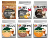 Kawa w kapsułkach i saszetkach - Kapsułki Tassimo Cinnamon Roll Latte 8 szt. - miniaturka - grafika 1