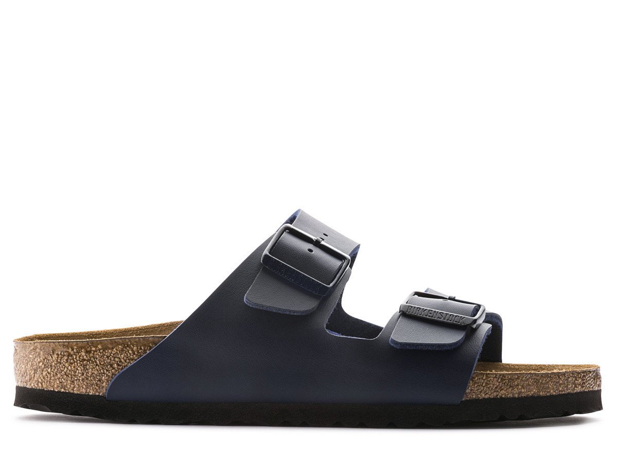 Klapki damskie Birkenstock 0051753 ARIZONA BF NARROW Niebieskie