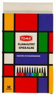 Przybory szkolne - TOMA Pisaki spiralne YSL 12 kolorów TOMA - miniaturka - grafika 1