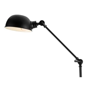 Metalowa lampa podłogowa Portland 108586 Markslojd z regulacją czarna - Lampy stojące - miniaturka - grafika 1