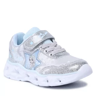 Buty dla dziewczynek - Sneakersy FROZEN - CP76-SS22-36DFR Silver - Frozen - grafika 1