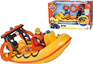 Strażak Sam Łódź Neptun z figurką - Simba - Samochody i pojazdy dla dzieci - miniaturka - grafika 1