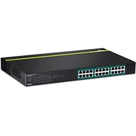 Pozostałe akcesoria sieciowe - Trendnet TPE-TG240G łącza sieciowe Nie zarządzany L2 Gigabit Ethernet (10/100/1000) Obsługa PoE Czarny - miniaturka - grafika 1
