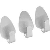 Wieszaki łazienkowe - Fackelmann Rewe Haki Haczyki Haczyki samoprzylepne 3 szt - miniaturka - grafika 1