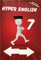 Książki do nauki języka angielskiego - HYPER ENGLISH klasa  7- ćwiczenie edukacyjne z naklejkami Zeszyt idealny do zdalnego nauczania - praca zbiorowa - miniaturka - grafika 1