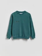 Bluzy dla chłopców - Reserved - Bluza oversize z efektem sprania - morski - miniaturka - grafika 1