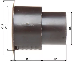 KONTAKTRON CYLINDRYCZNY KN-CA36-B - Pozostałe detektory - miniaturka - grafika 1