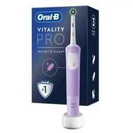 Szczoteczki elektryczne - Braun Oral-B Vitality Pro Protect X D103 Fioletowy - miniaturka - grafika 1