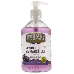 Maitre Savon De Marseille Mydło marsylskie w płynie lawendowe 500 ml - Maître Savon - Mydła - miniaturka - grafika 1