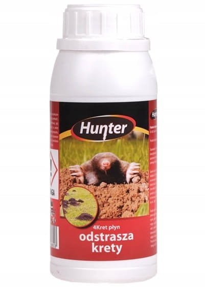 Hunter Płyn odstraszający na krety 500ml Skuteczna ochrona przed kretami