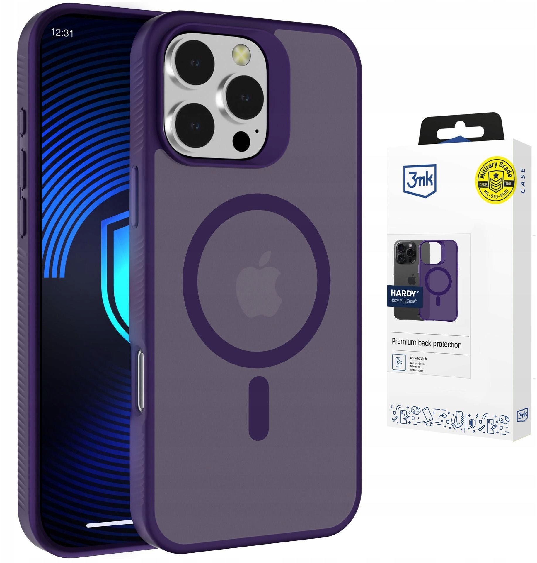 3MK Apple iPhone 16 Pro Max - 3mk Hardy Hazy MagCase Purple