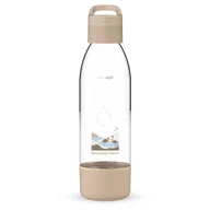 Akcesoria i części AGD - PushAir Butelka do Saturatora Dafi z Uchwytem 0,7 Cappuccino Flamingi - miniaturka - grafika 1