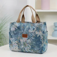 Torebki damskie - TEMU Ta , duża torba typu tote z grubego materiału charakteryzuje się stylowym i minimalistycznym designem do pracy z pół-zamykaniem na zamek - miniaturka - grafika 1