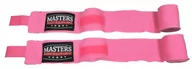 Bandaże bokserskie - Masters Fight Equipment, Bandaże bokserskie, BB-4, różowe, 400 cm - miniaturka - grafika 1