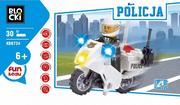 Klocki - BLOCKI Klocki Blocki Policja Motocykl 30 elementów - miniaturka - grafika 1