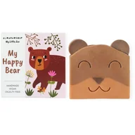 Kosmetyki kąpielowe dla dzieci - Almara Soap For Kids My Happy Bear mydło robione ręcznie dla dzieci 100 g - miniaturka - grafika 1