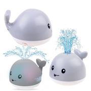 Zabawki do kąpieli - Fontanna Tryskający Wieloryb do Kąpieli Świeci - miniaturka - grafika 1