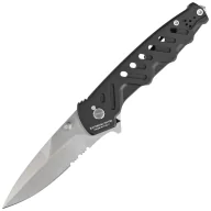 Noże - Nóż składany Extrema Ratio Caimano Nero N.A. Black Aluminium, Satin N690 (04.1000.0166/SAT/BLK) - miniaturka - grafika 1