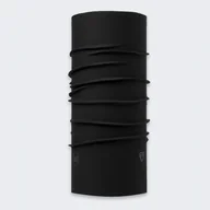 Czapki i chusty sportowe damskie - Chusta wielofunkcyjna Buff Safety ThermoNet Solid Black - miniaturka - grafika 1