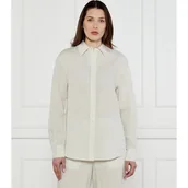 Koszule damskie - Calvin Klein Koszula Regular Fit z dodatkiem lnu - miniaturka - grafika 1