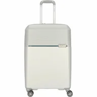 Walizki - Hedgren Lineo Stripe M Wózek 4-kołowy 66 cm silver - miniaturka - grafika 1