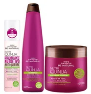 Kosmetyki do stylizacji włosów - Placenta Life Nutri Quinua, zestaw do nanoplastii proteinowej, 2x350ml+200ml - miniaturka - grafika 1