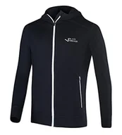 Kurtki męskie - Black Crevice Męska kurtka z kapturem z merynosów, wysokiej jakości kurtka z merynosów, z 70% wełny merynosów i 30% PES, regulująca temperaturę bluza z kapturem z merynosów, sweter z merynosów, bez - miniaturka - grafika 1