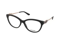 Okulary korekcyjne, oprawki, szkła - Dioptrie szkieł Guess GU50230 001 - miniaturka - grafika 1
