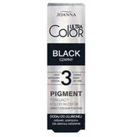 Farby do włosów i szampony koloryzujące - Joanna Ultra Color Pigment tonujący Czarny 100ml - miniaturka - grafika 1