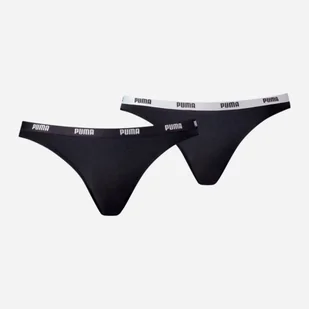 Komplet damskich majtek bikini 2 sztuki Puma Women Bikini 2P Hang 90784703 S Czarny (8718824910871) - Majtki damskie - miniaturka - grafika 1