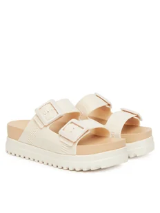 Melissa Klapki Melissa Cozy M Lover Platform Ad M 35977 Beżowy - Klapki i japonki damskie - miniaturka - grafika 1