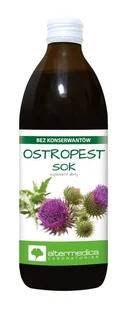 Alter Medica JAN SZUPINA Ostropest Sok 500 ml 3210941 - Soki i napoje niegazowane - miniaturka - grafika 3