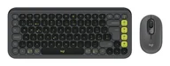 Zestawy myszka + klawiatura - Logitech POP Icon Combo klawiatura Dołączona myszka Uniwersalne Bluetooth QWERTZ Swiss Grafitowy, Zielony - miniaturka - grafika 1