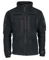 Bluzy męskie - Mil-Tec Bluza Polarowa Fleece Plus Czarna - 4XL - miniaturka - grafika 1