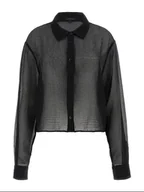 Koszule damskie - camicie donna guess w5yh0y w0070 jblk - miniaturka - grafika 1