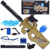 Zabawki militarne - PISTOLET NA KULKI ŻELOWE KARABIN AUTOMATYCZNY WYRZUTNIA AKUMULATOR ZABAWKA - miniaturka - grafika 1