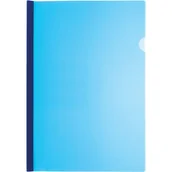 Teczki i skoroszyty - Skoroszyt zaciskowy  A4 z listwą niebieski EAGLE 1szt. /20-1240/ - miniaturka - grafika 1