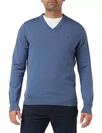 Swetry męskie - Tommy Hilfiger Sweter męski, Blue Coast, XS - miniaturka - grafika 1