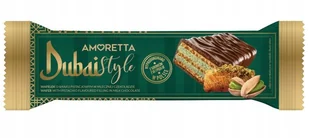 MIeszko Wafel DUBAI STYLE pistacjowy z kataifi w czekoladzie 40g - Batoniki - miniaturka - grafika 1