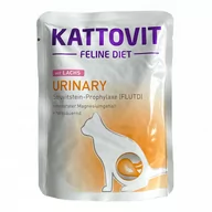 Mokra karma dla kotów - Kattovit Urinary w saszetkach - Łosoś, 6 x 85 g - miniaturka - grafika 1